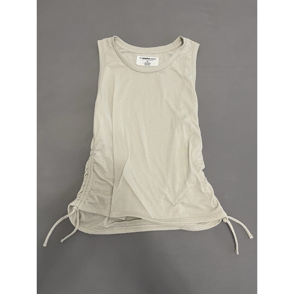 The Sweatshirt Project Women's Sleeveless Cinched Sided Tank Blouse Size XL